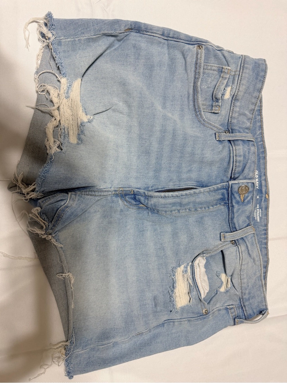 Women’s Old Navy Denim Shorts in Light Blue High-Rise